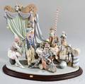 Large Lladro Ceramic Figural Group Circus Time
