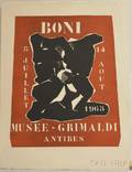 Paolo Boni Italian b 1926 Boni Musee Grimaldi Antibes