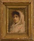 Continental School 19th Century The Pink Shawl