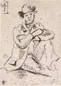 Paul Cezanne French 18931906 Portrait du Peintre A Guillaumin au Pendu