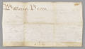 Pennsylvania ink on vellum land grant dated