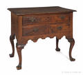 Pennsylvania Queen Anne walnut dressing table ca 1755
