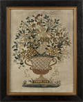Chenille embroidery early 19th c
