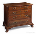 Philadelphia Chippendale walnut chest of drawers ca 1770