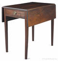 Pennsylvania Federal mahogany Pembroke table ca 1810