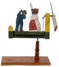BLACK AMERICANA WOOD WHIRLIGIG CIRCA 19001920