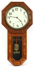 SETH THOMAS SCHOOL REGULATOR CLOCK LATE 19TH C