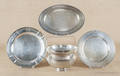 Three sterling silver trays