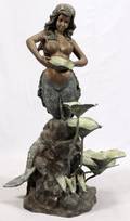 BRONZE MERMAID FOUNTAIN