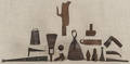 Collection of early wrought iron