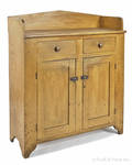 Berks County Pennsylvania painted pine jelly cupboard 19th c