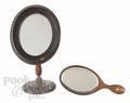 Walnut shaving mirror