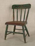 Pennsylvania painted pine childs chair 19th c