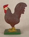 Pennsylvania carved and painted rooster