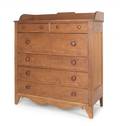 Cherry or applewood chest of drawers