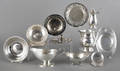 Collection of sterling silver tablewares