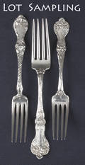 Group of sterling silver flatware