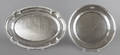 Two Gorham silver platters