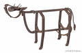 Folk art iron cow by Bob Crumpton