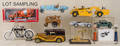 Large group of contemporary toy vehicles