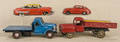 Four tin vehicles