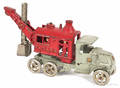 Hubley cast iron  Panama  steam shovel