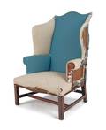 MidAtlantic Chippendale mahogany wing chair ca 1780