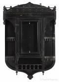 Eastlake ebonized hanging cupboard