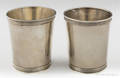 Pair of Kentucky silver julep cups late 19th c