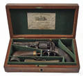 Cased Jos Wm Parkhouse percussion revolver