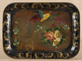 Two tole decorated trays