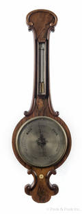 Rosewood banjo barometer by Panzeni  Valli