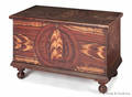 Pennsylvania painted poplar blanket chest