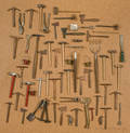 Collection of miniature long handled tools