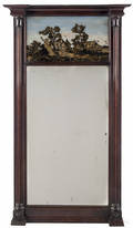 Federal mahogany mirror
