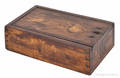 Pennsylvania cherry slide lid box early 19th c