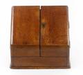 English Stained Oak Slant Front Letter Box
