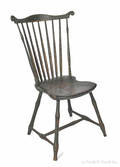 Pennsylvania fanback Windsor side chair ca 1790