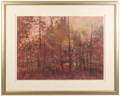 Terry Moeller Landscape in Pinks Signed Pastel