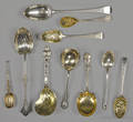 Silver serving utensils