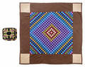 Amish pieced diamond quilt