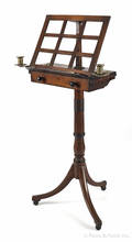 George III mahogany music stand ca 1800