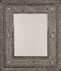 Mother of pearl inlaid mirror