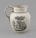 Pearlware pitcher 19th c