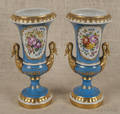 Pair of French porcelain vases