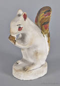 Pennsylvania chalkware squirrel 19th c