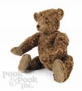 Cinnamon mohair teddy bear