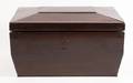 Large Sarcophagus Mahogany  Rosewood Tea Caddy