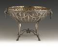 Continental silver centerpiece bowl 19th c