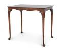 George II mahogany tea table ca 1740